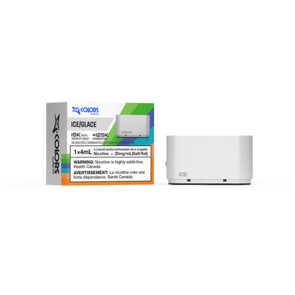 Z-Colors (Zpods) 15K Pods, Strawberry Ice flavour pod with customizable nicotine strength, adjustable wattage, LED indicators, enhanced vaping experience, designed for Ontario and Quebec vapers.