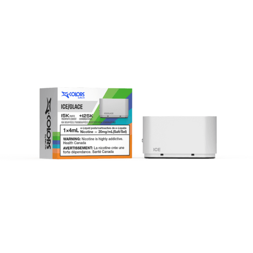 Z-Colors (Zpods) 15K Pods, Strawberry Ice flavour pod with customizable nicotine strength, adjustable wattage, LED indicators, enhanced vaping experience, designed for Ontario and Quebec vapers.