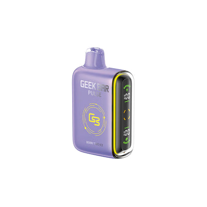 Geek Bar Pulse 9K White Grape Ice flavour disposable vape, up to 9000 puffs, adjustable airflow, Boost Mode for smooth vaping, ideal for Ontario and Quebec vapers.