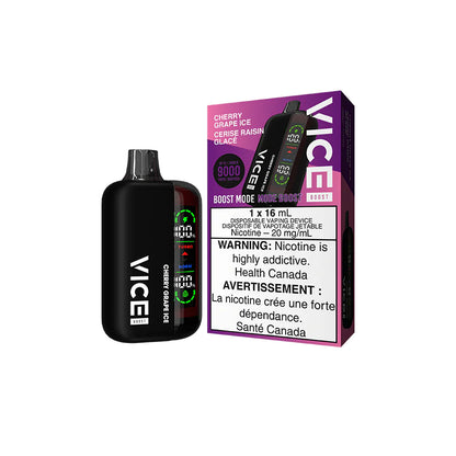 VICE Boost, Mango Nectar Ice flavour, customizable nicotine options, smooth refreshing hits, long-lasting use, ideal for Ontario and Quebec vapers.