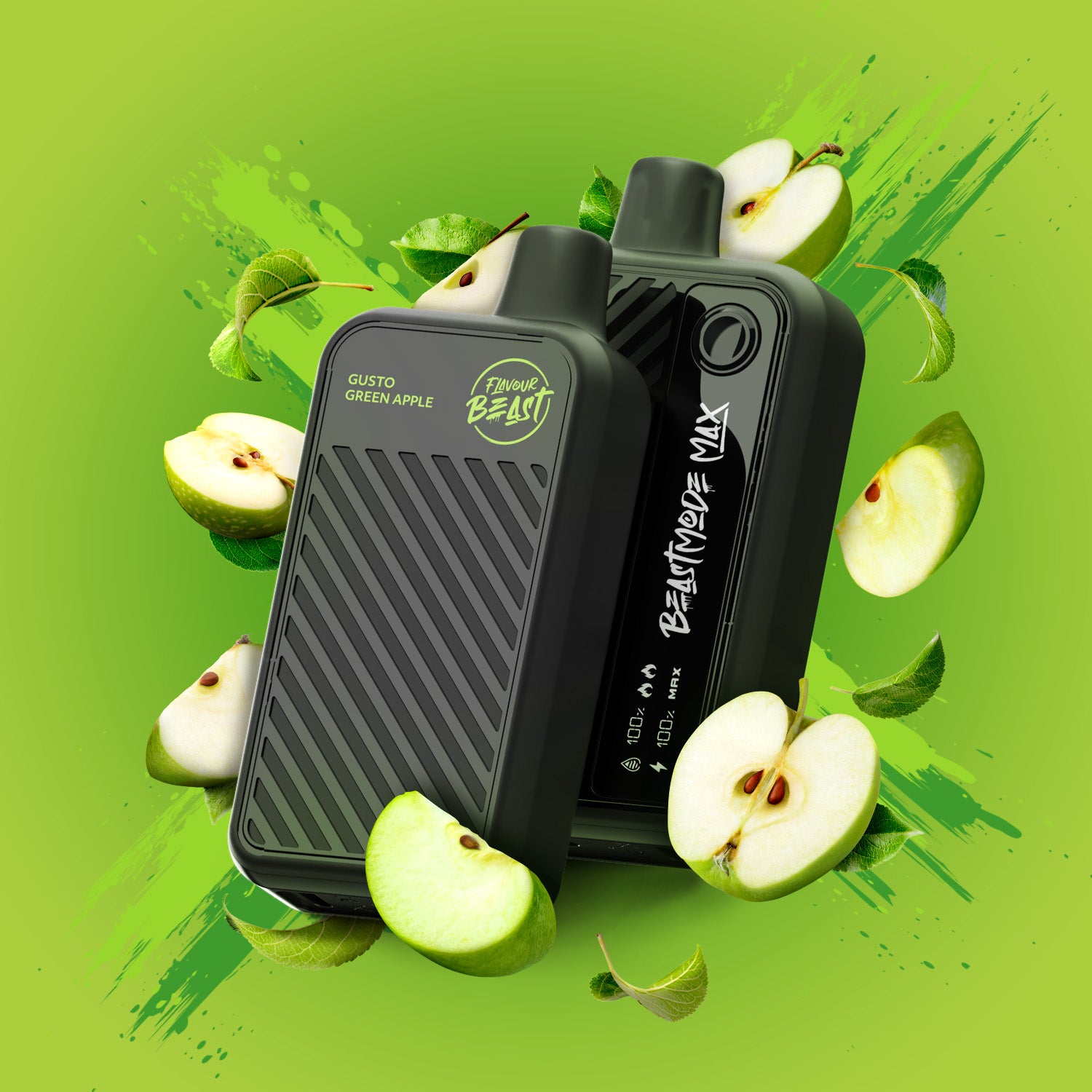 Flavour Beast Beast Mode MAX, Groovy Grape Passionfruit flavour, rechargeable vaping device with up to 18,000 puffs, bold and intense vaping experience, designed for Ontario and Quebec customers.