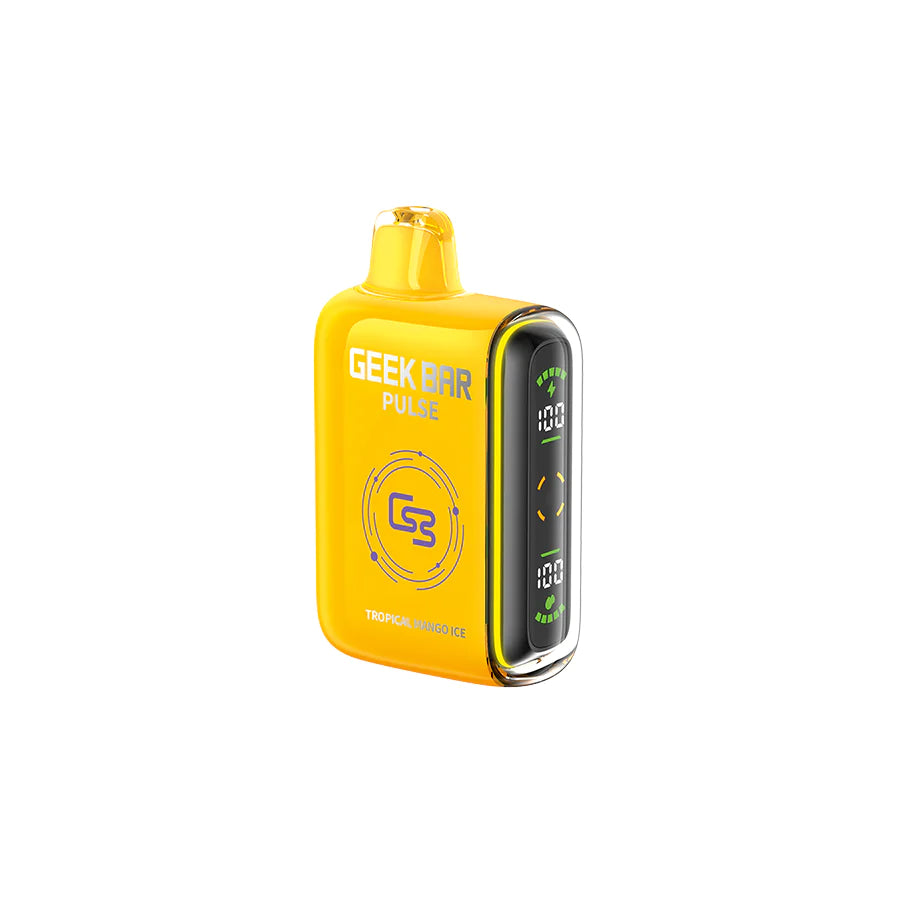 Geek Bar Pulse 9K, Green Apple Ice flavour, adjustable airflow and Boost Mode for smooth, high-performance vaping experience, ideal for Ontario and Quebec vapers.