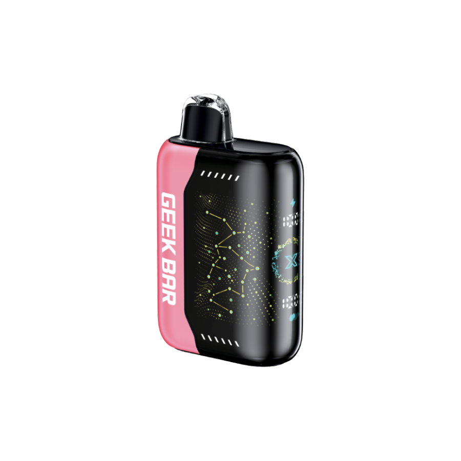 Geek Bar Pulse X 25K, Strawberry Kiwi flavour, smooth hits with intense flavour, offers up to 25,000 puffs, ideal for Ontario and Quebec vapers.