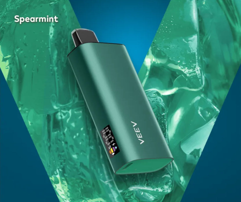 Veev Now 18mL Disposable, Blueberry flavour with 20mg nicotine salt, smooth and intense fruit vaping experience, designed for Ontario and Quebec customers.