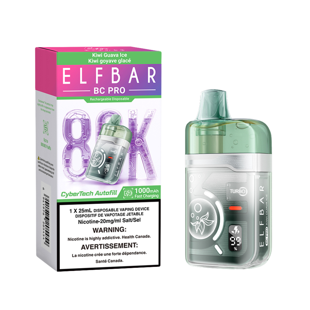ELFBAR BC PRO 80K Disposable Vape - 80,000 Puffs | 25mL Hybrid E-Cigarette
