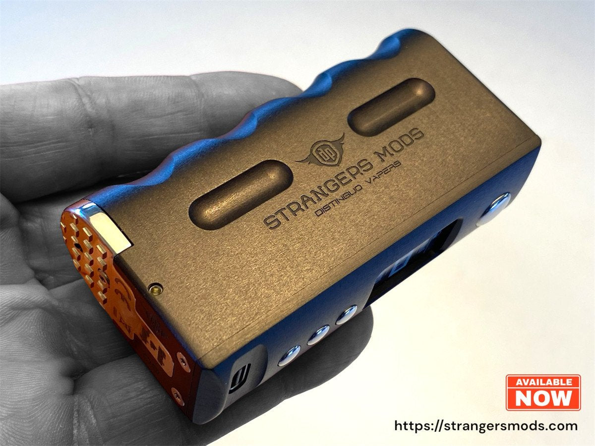 Strangers Mods Minuta V5 All Black DNA100C box mod