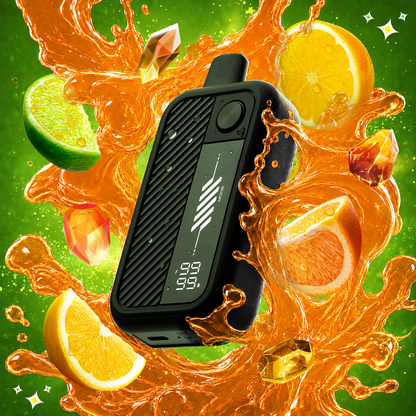 Flavour Beast Mode Max 3 - Gushin Series (60K Disposable Vape) in S. Orange Lime flavour | Supa Vapes Canada