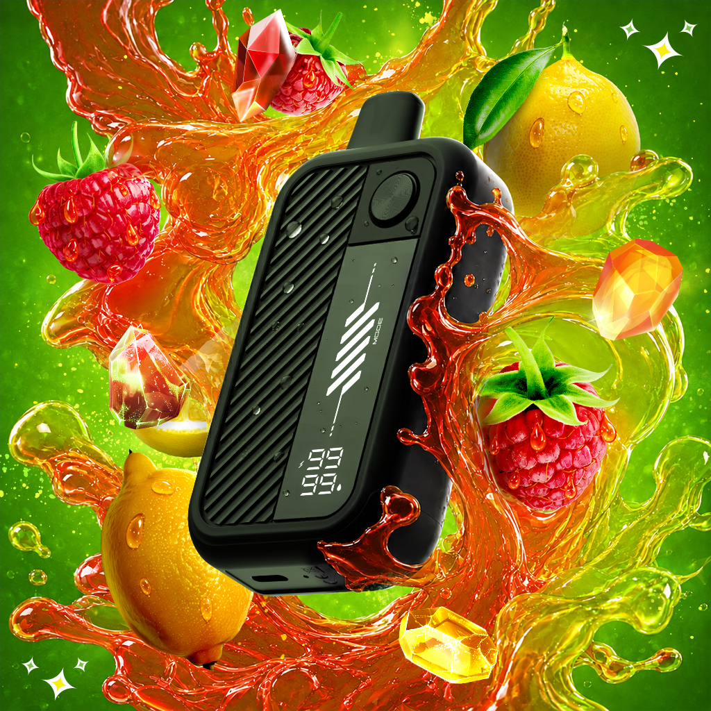 Flavour Beast Mode Max 3 - Gushin Series (60K Disposable Vape) in S. Raspberry Lemon flavour | Supa Vapes Canada