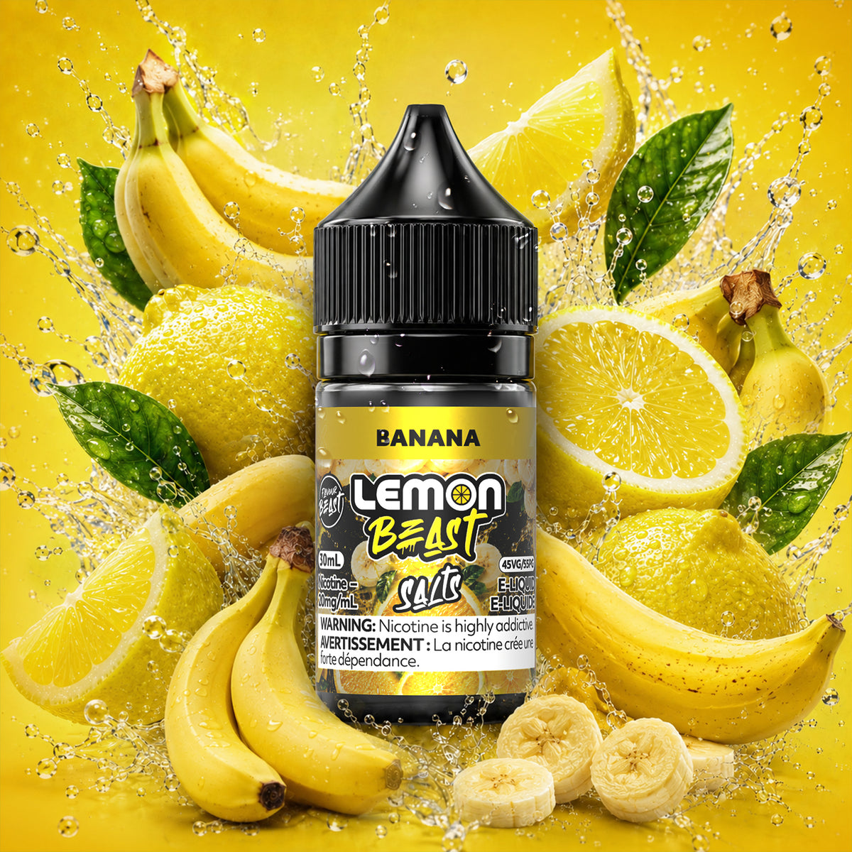 Flavour Beast Lemon Beast E-Liquid 30mL in Banana Lemon flavour | Supa Vapes Canada
