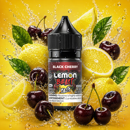 Flavour Beast Lemon Beast E-Liquid 30mL in Black Cherry Lemon flavour | Supa Vapes Canada