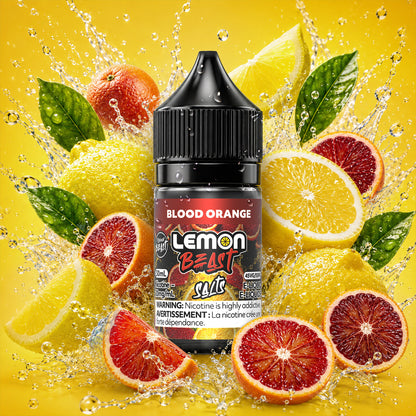 Flavour Beast Lemon Beast E-Liquid 30mL in Blood Orange Lemon flavour | Supa Vapes Canada