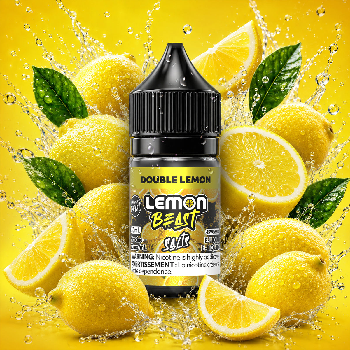 Flavour Beast Lemon Beast E-Liquid 30mL in Double Lemon flavour | Supa Vapes Canada