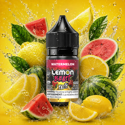 Flavour Beast Lemon Beast E-Liquid 30mL in Watermelon Lemon flavour | Supa Vapes Canada