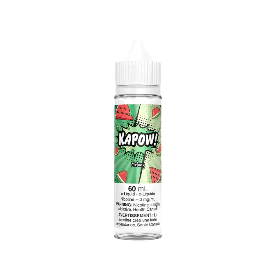 KAPOW! vape juice, Off Route flavour, 12mg nicotine strength, sweet candy-flavoured e-liquid, perfect for Ontario and Quebec vapers seeking tasty satisfaction.