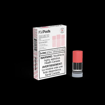 Z Pods, Caribbean White - Pina flavour pod with 20mg nicotine salt and freebase blend, smooth and powerful hit, ideal for vapers in Ontario and Quebec.