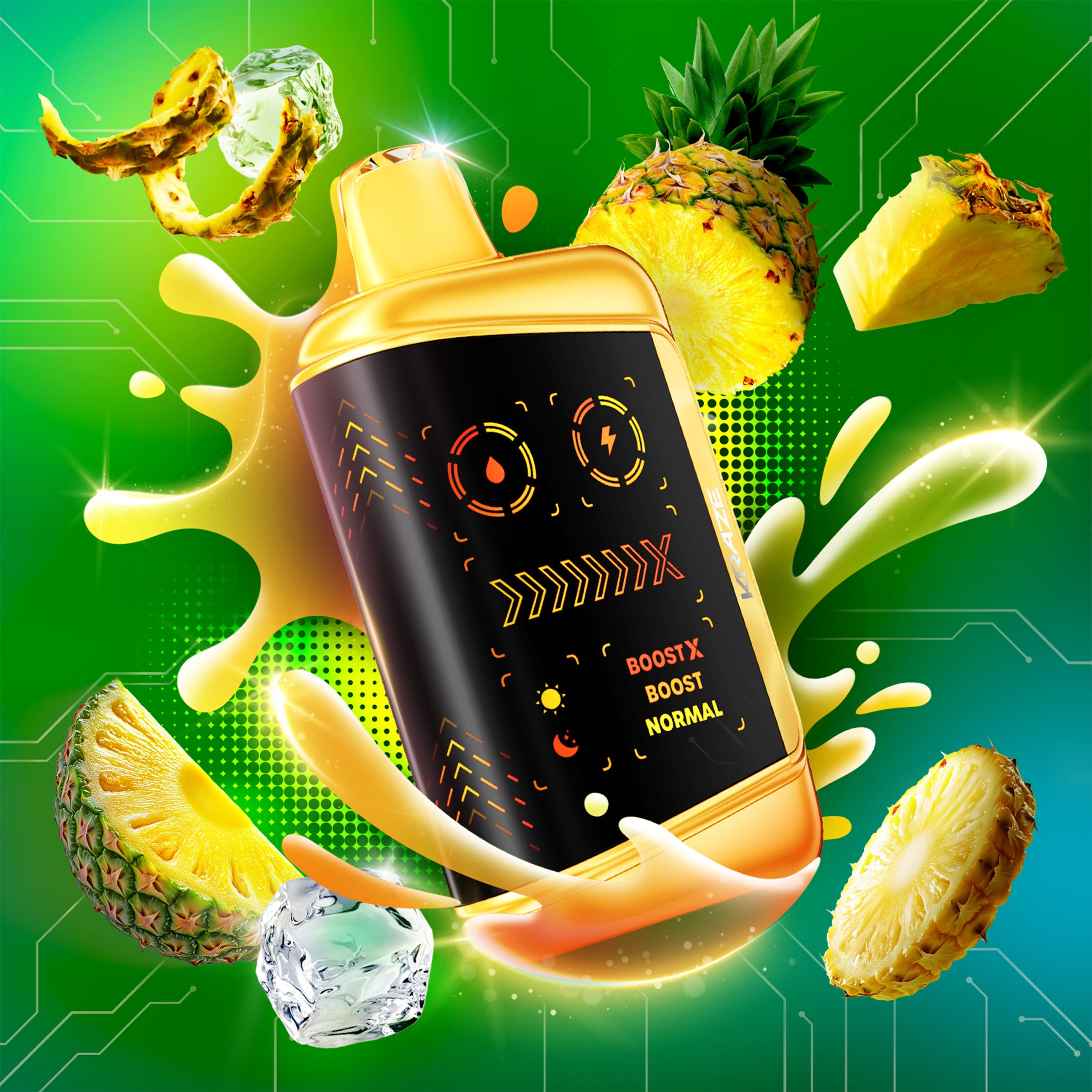 Kraze 48K 20mg Tangy Pineapple Ice