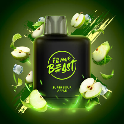 Flavour Beast Level X Boost 25K pod, Bussin Banana Iced flavour, up to 25,000 puffs with hybrid vaping technology, long-lasting and flavorful vape experience, ideal for Ontario and Quebec vapers.