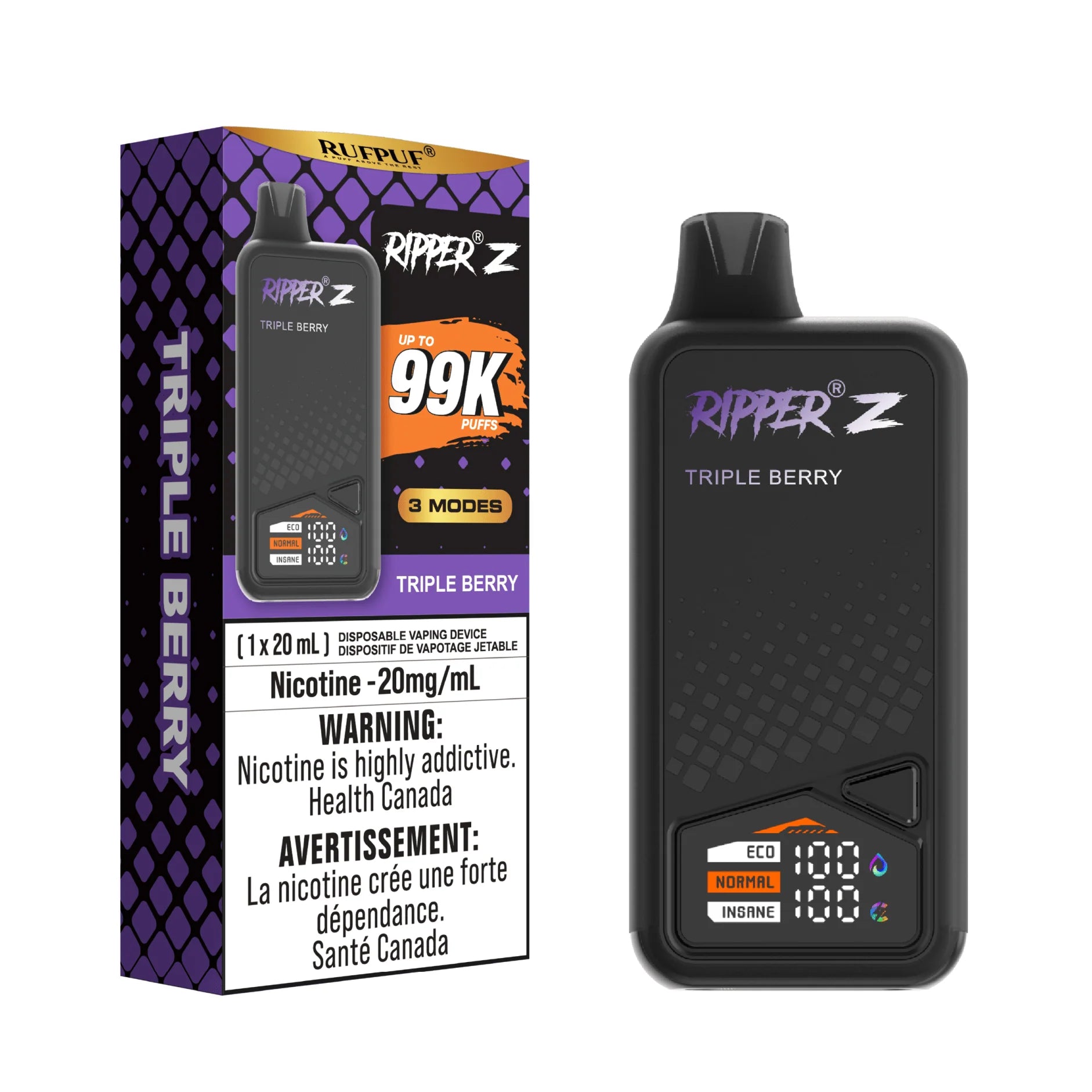Ripper XXX 125K Disposable Vape - RufPuf