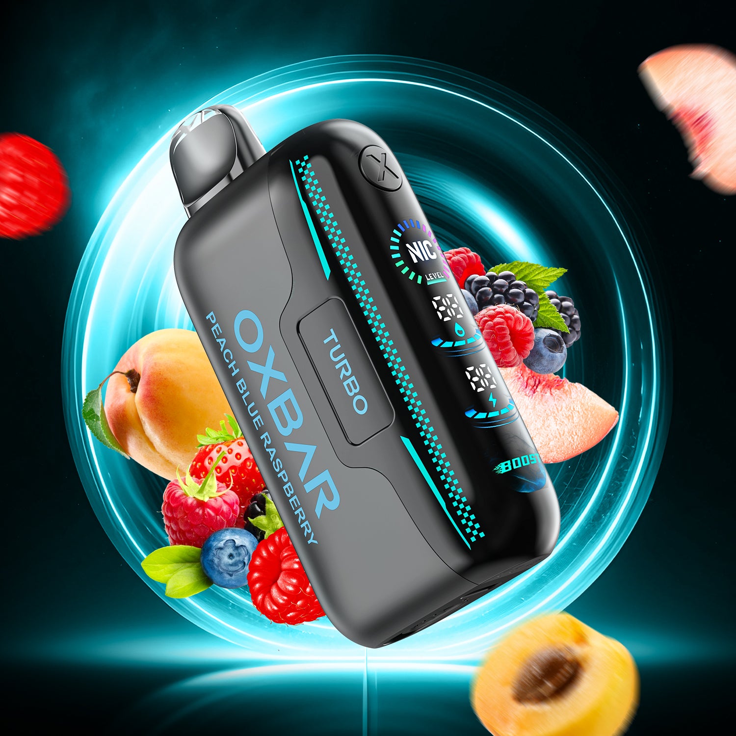 Rocky Vapor OXBAR G42K, Double Mint flavour disposable vape with 42,000 puffs, rechargeable battery, adjustable airflow, nicotine control, ideal for Ontario and Quebec vapers.
