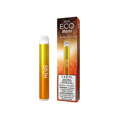 STLTH Eco Mini Disposable Vape — Golden Tobacco