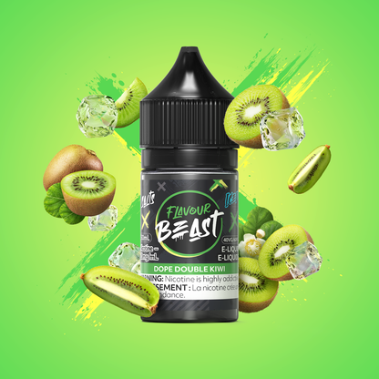 Flavour Beast E-Liquid Salt, Bomb Blue Razz flavour, 30mL bottle with 20mg nicotine salt, intense vaping experience for Ontario and Quebec customers.