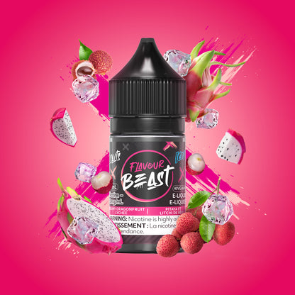 Flavour Beast E-Liquid Salt 30mL, Boss Blueberry Iced flavour with 20mg nicotine salt, crafted for intense flavour and smooth throat hit, ideal for vapers in Ontario and Quebec.