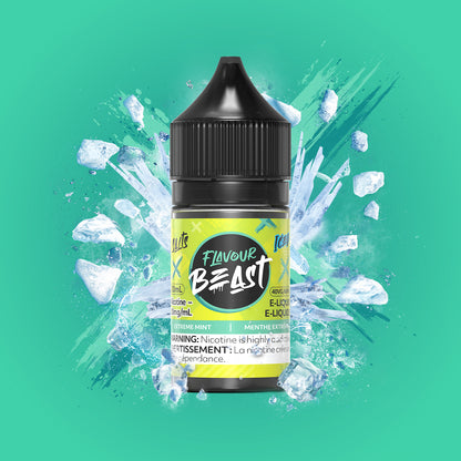 Flavour Beast E-Liquid Salt (30mL), Bussin' Banana flavour with 20mg nicotine salt, bold and intense vaping experience, designed for Ontario and Quebec vapers.