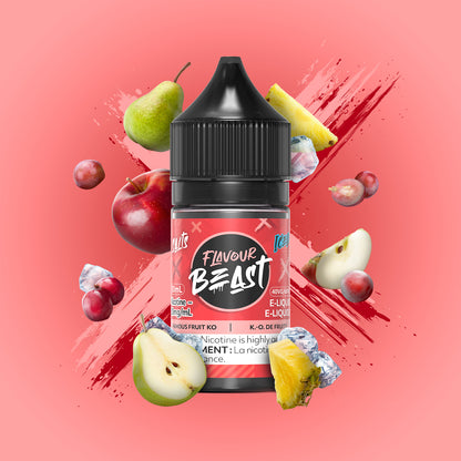 Flavour Beast E-Liquid Salt, Churned Peanut flavour, 30mL bottle with 20mg nicotine salt base, premium e-liquid ideal for flavour-focused vapers in Ontario and Quebec.