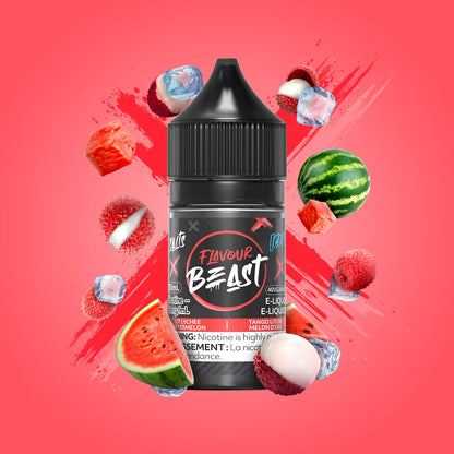 Flavour Beast E-Liquid Salt 30mL, Groovy Grape Passionfruit flavour, 20mg nicotine salt strength, smooth and intense vaping experience, designed for Ontario and Quebec vapers.