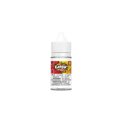 KAPOW! Salt Nic, Nana flavour, 12mg nicotine strength, smooth and sweet salt nic e-juice, ideal for Ontario and Quebec vapers.