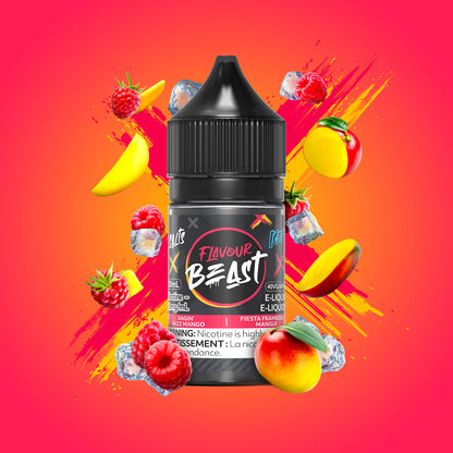 Flavour Beast E-Liquid Salt (30mL), Lit Lychee Watermelon flavour, 10mg nicotine strength, intense and smooth vape juice, specially crafted for Ontario and Quebec customers.