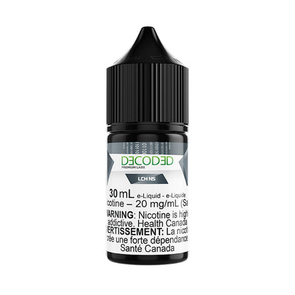 DECODED Salt (30ML) - smooth and satisfying ejuice available in Hawkesbury, Ottawa, and across Ontario.