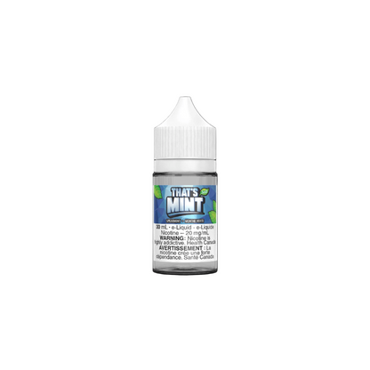 That's Mint - Salt, Mint Condition flavour, 12mg salt nicotine, smooth and cool minty vape, ideal for Ontario and Quebec vapers.