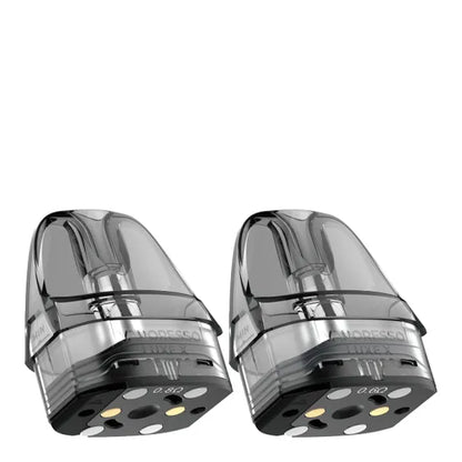 VAPORESSO Luxe X Series Replacement Pods 5mL, 0.6Ω resistance, smooth flavor and strong vapor production, compatible with Vaporesso Luxe X, ideal for Ontario and Quebec vapers.