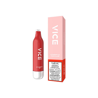 Vice 2500 Disposable Vape — Strawberry Ice