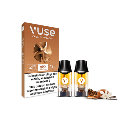 Vuse Pods Flavour: Creamy Tobacco Nicotine Strength: 2% (20mg) VUSE epods (2 PCK) | Supa Vapes - Hawkesbury, Ottawa & Ontario Vape Shop
