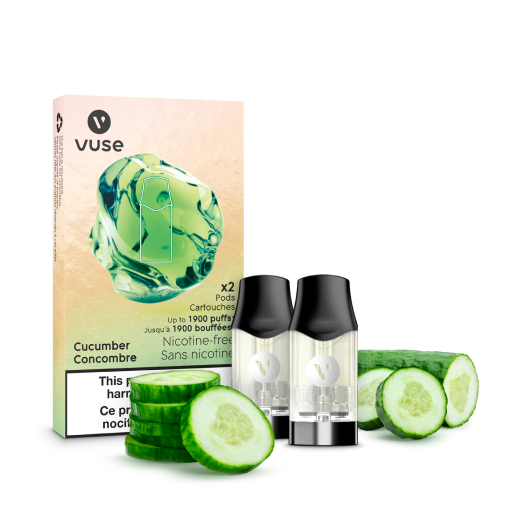 Vuse Pods Flavour: Cucumber Nicotine Strength: 2% (20mg) VUSE epods (2 PCK) | Supa Vapes - Hawkesbury, Ottawa & Ontario Vape Shop