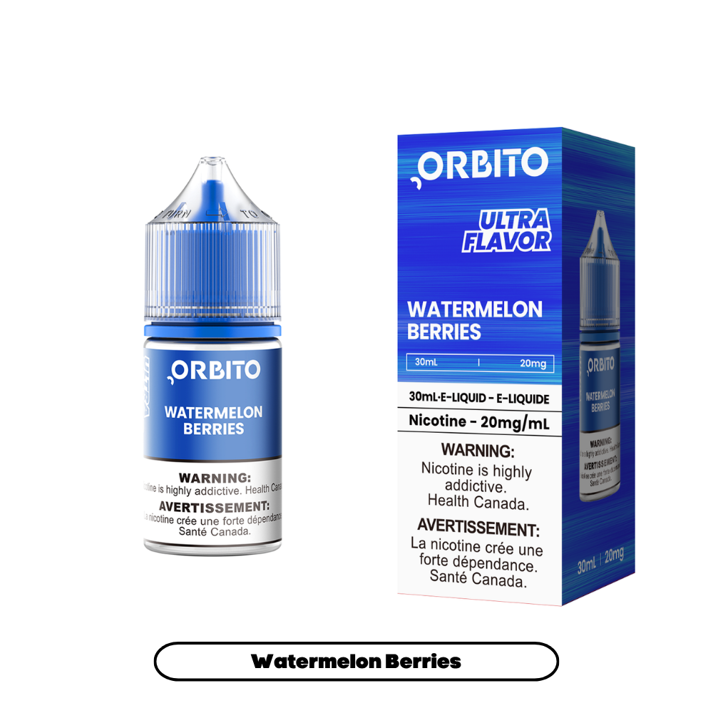Orbito E-Liquid Salt Nicotine 30mL in Watermelon Berries flavour | Supa Vapes Canada