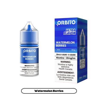 Orbito E-Liquid Salt Nicotine 30mL in Watermelon Berries flavour | Supa Vapes Canada
