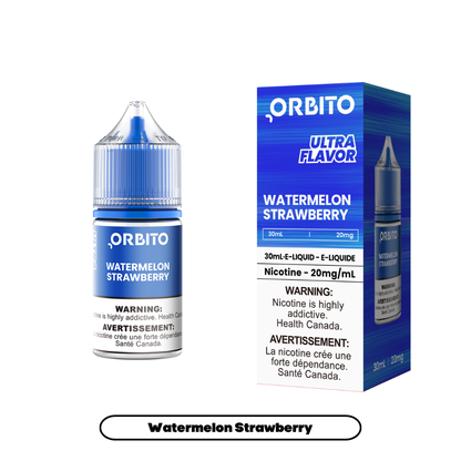Orbito E-Liquid Salt Nicotine 30mL in Watermelon Strawberry flavour | Supa Vapes Canada