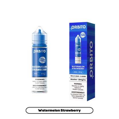 Orbito E-Liquid Salt Nicotine 60mL in Watermelon Strawberry flavour | Supa Vapes Canada