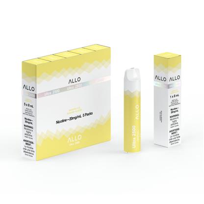 Allo Ultra 2500 Disposable Vape — Banana Ice