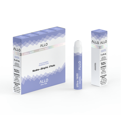 Allo Ultra 1600 Disposable Vape — Blue Raspberry