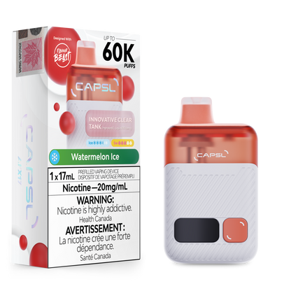 CAPSL AFX17 Disposable Vape in Flavor WatermelonIce flavour - 17mL capacity e-cigarette.