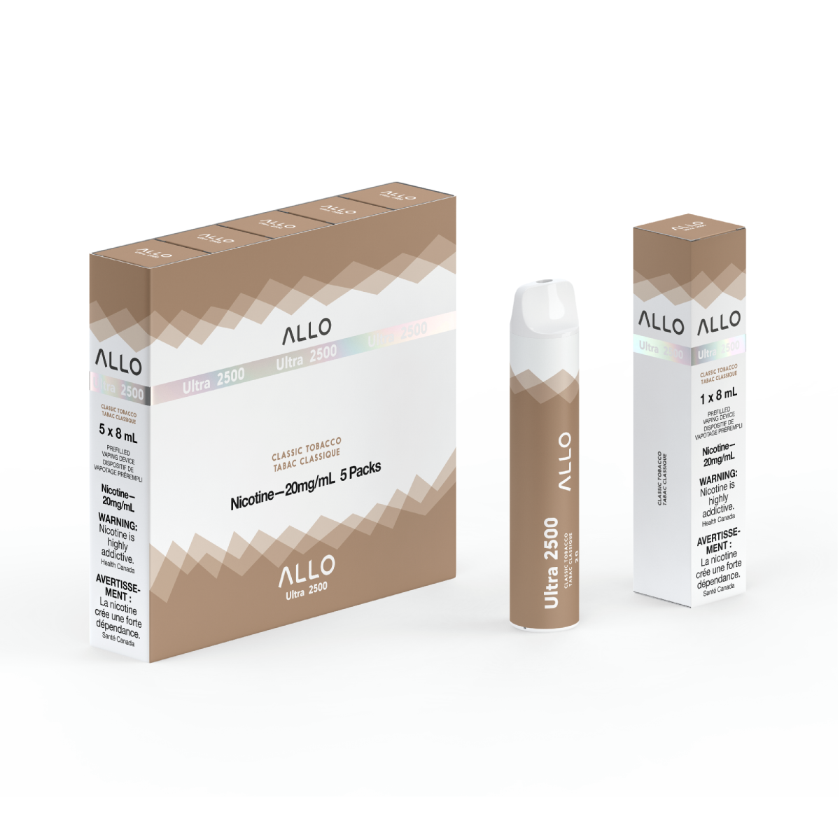 Allo Ultra 2500 Disposable Vape — Classic Tobacco