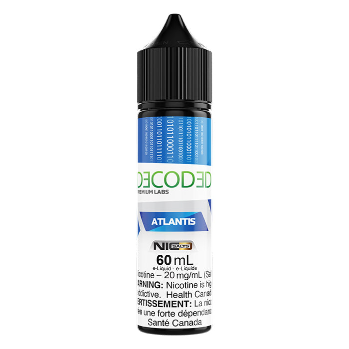 DECODED Atlantis Salt Nic E-Juice 60mL - Supa Vapes