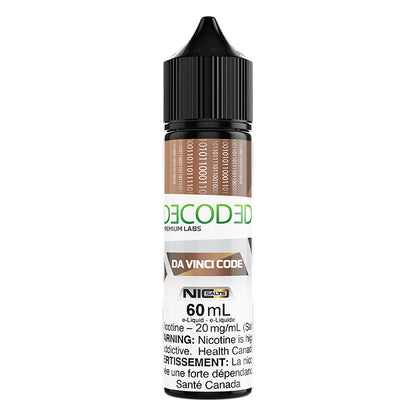 DECODED Davinci Code Salt Nic E-Juice 60mL - Supa Vapes