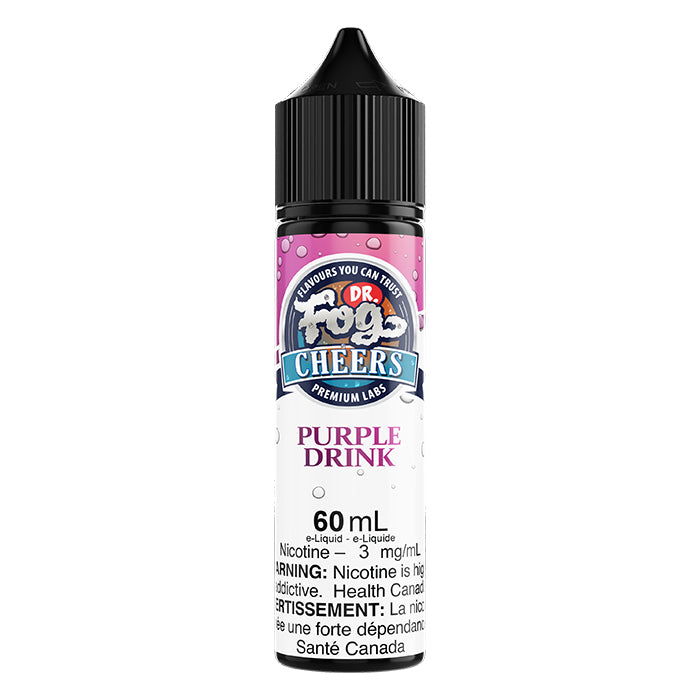 Dr. Fog Cheers Purple Drink Freebase E-Juice 60mL - Supa Vapes