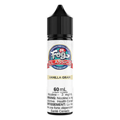 Dr. Fog Classics Vanilla Gram Freebase E-Juice 60mL - Supa Vapes
