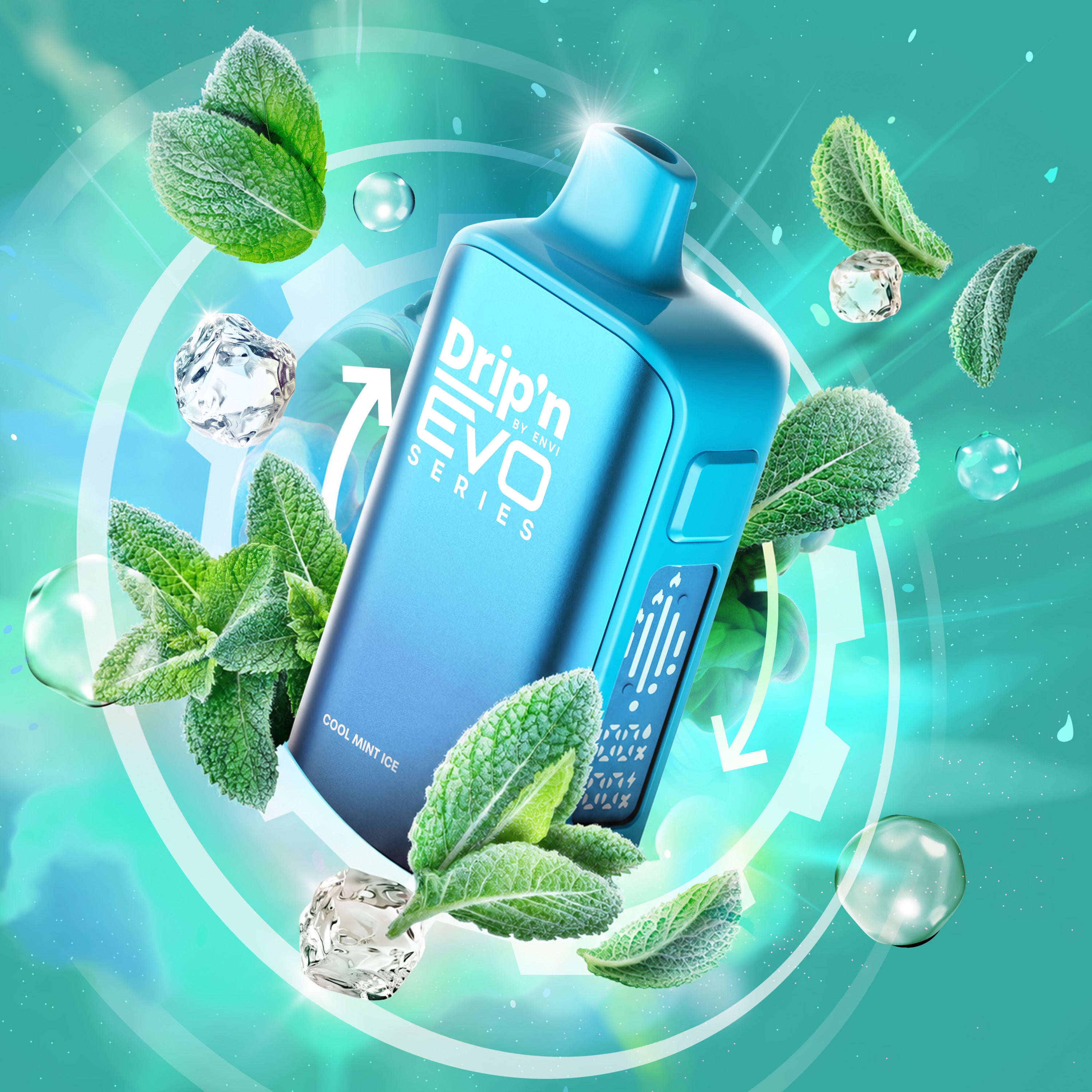 Drip'n EVO 63K Cool Mint Ice Disposable Vape - Supa Vapes